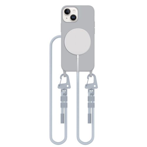 Etui TECH-PROTECT MagNecklace MagSafe do Apple iPhone 13 Mini Szary