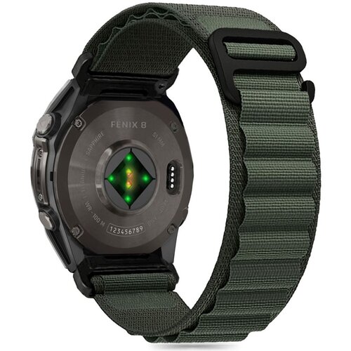 Pasek TECH-PROTECT Nylon Pro do Garmin Fenix 5/6/6 Pro/7/E (47 mm) Zielony
