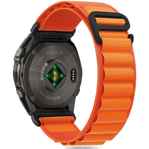 Pasek TECH-PROTECT Nylon Pro do Garmin Fenix 5X/5X Plus/6X/6X Pro/7X/8 (51 mm) Pomarańczowy
