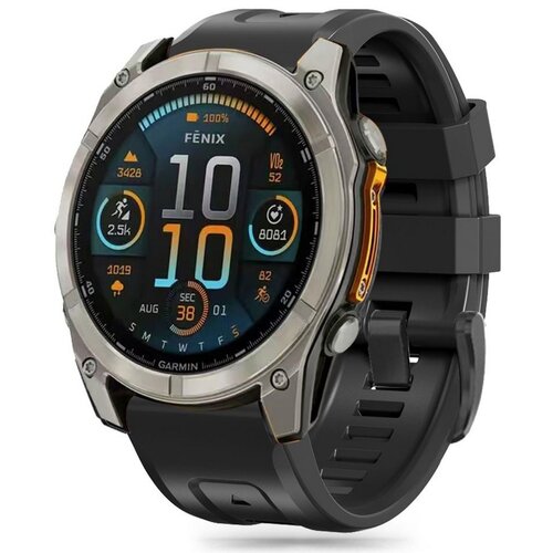 Pasek TECH-PROTECT Silicone do Garmin Fenix 5S/5S Plus/6S/6S Pro/7S/8 (43 mm) Czarny
