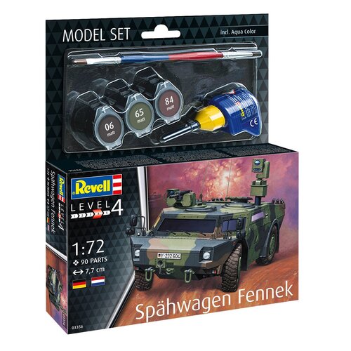 Samochód REVELL Model Set Spähwagen Fennek 63356