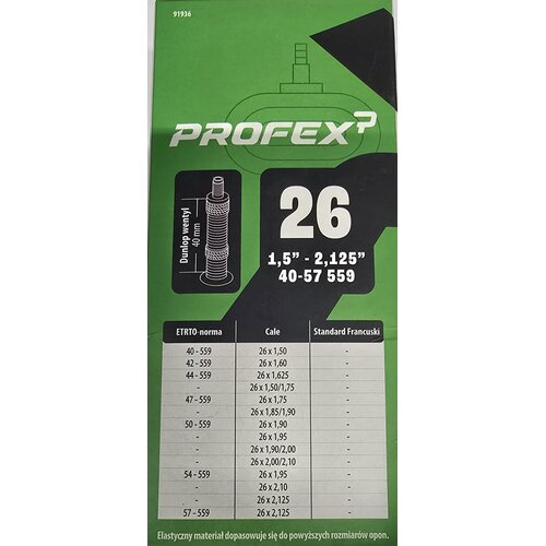 Dętka rowerowa PROFEX 26 91936