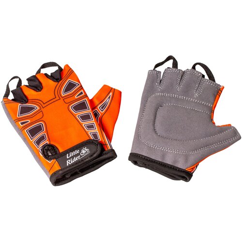 Rękawiczki rowerowe LITTLE RIDER Shield (rozmiar XXS) Pomarańczowy