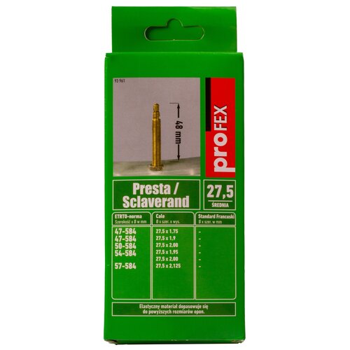 Dętka rowerowa PROFEX 27.5 93961