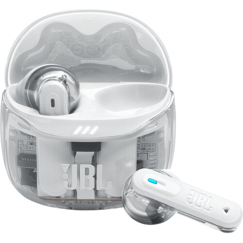 Słuchawki douszne JBL Tune Flex 2 ANC  Biało-przezroczysty