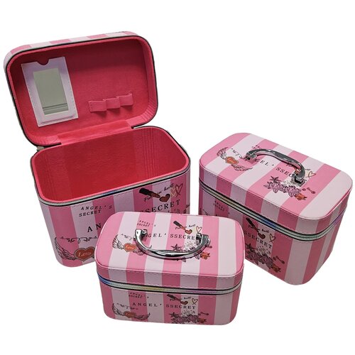 Kosmetyczka EXTRALINK Lifestyle 245 Różowy (3 sztuki)
