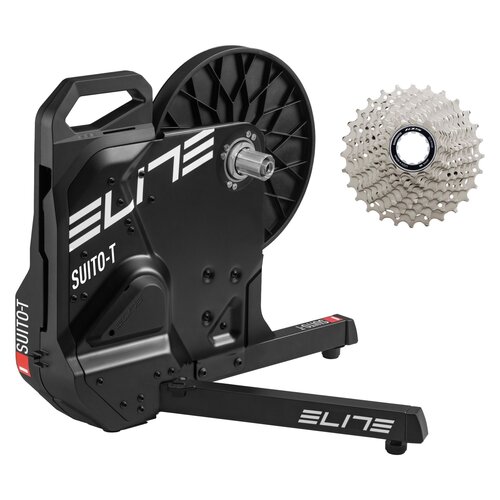 Trenażer rowerowy ELITE Suito-T + Kaseta zębatek SHIMANO 105 CS-R7000-11