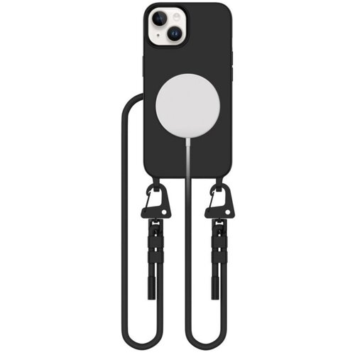 Etui TECH-PROTECT MagNecklace MagSafe do Apple iPhone 15 Czarny
