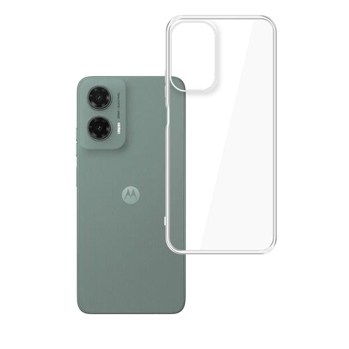 Etui 3MK Clear Case do Motorola Moto G35 5G Przezroczysty