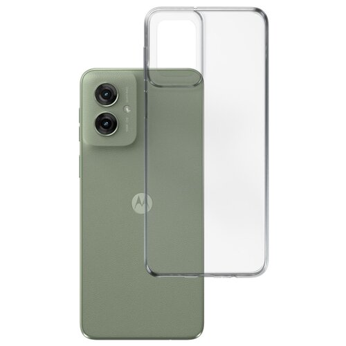 Etui 3MK Clear Case do Motorola Moto G55 5G Przezroczysty