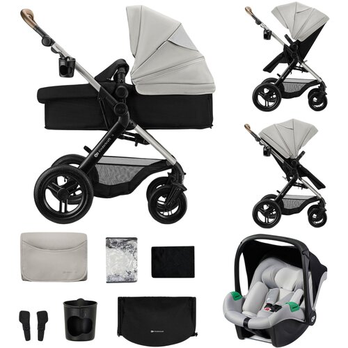 Wózek wielofunkcyjny KINDERKRAFT Moov 2 XL 3w1 Szary
