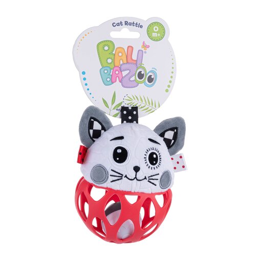Grzechotka BALIBAZOO Sensory Kot piłka BB80848