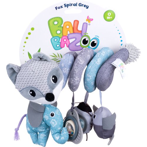 Zawieszka do wózka BALIBAZOO Aktywna Spirala Szary Lis DD80581