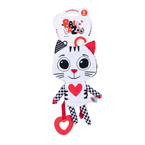 Maskotka BALIBAZOO Sensory Kontrastowy Kot BB81042
