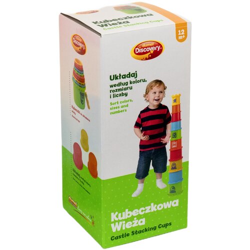 Zabawka edukacyjna DUMEL Kreatywna Kubeczkowa wieża DD42490