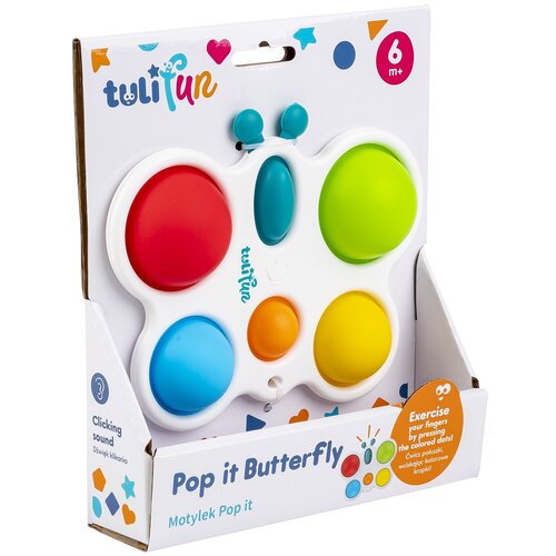 Zabawka edukacyjna TULIFUN Motylek Pop It TF30035