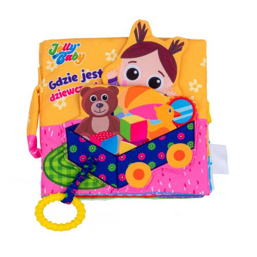 Zabawka JOLLY BABY Książeczka Gdzie jest dziewczynka JB80461(1)