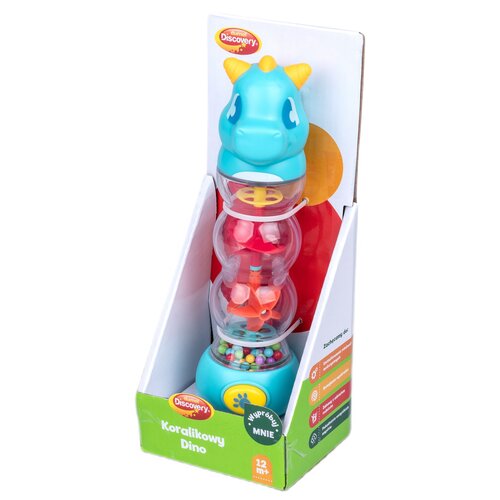 Zabawka edukacyjna DUMEL Muzyczna Koralikowy Dino DD42727