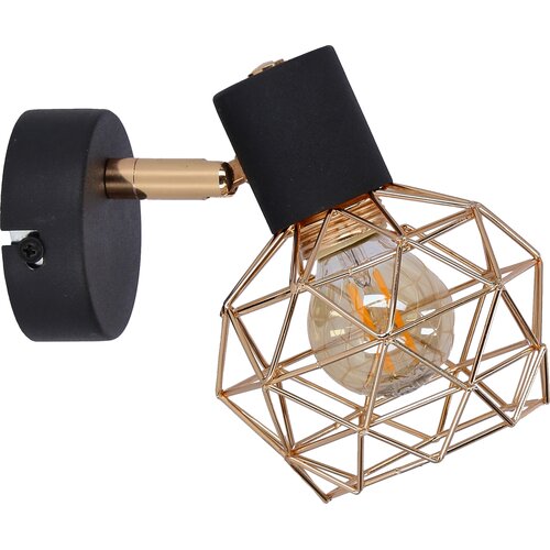 Kinkiet CANDELLUX Acrobat 91-22240 Czarno-miedziany