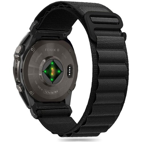 Pasek TECH-PROTECT Nylon Pro do Garmin Fenix 5/6/6 Pro/7/8/E (47 mm) Czarny