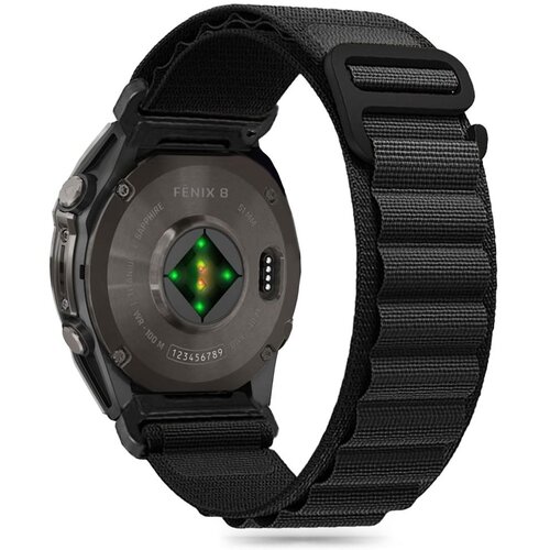 Pasek TECH-PROTECT Nylon Pro do Garmin Fenix 5X/5X Plus/6X/6X Pro/7X/8 (51 mm) Czarny