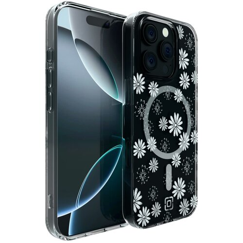 Etui INCIPIO Forme MagSafe do Apple iPhone 16 Pro Przezroczysto-srebrny