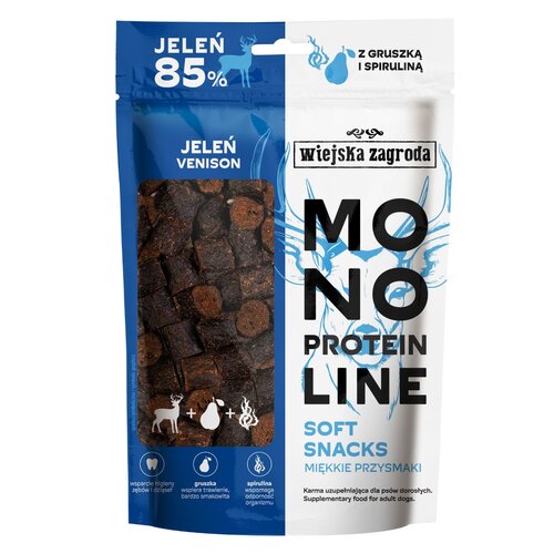 Przysmak dla psa WIEJSKA ZAGRODA Monoproteinowy Soft Snacks Jeleń 115 g