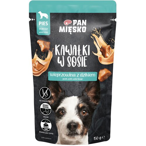 Karma dla psa PAN MIĘSKO Wieprzowina z dzikiem 150 g