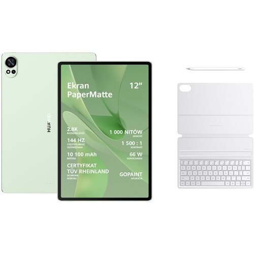 Tablet HUAWEI MatePad 12X 12" 12/256 GB Wi-Fi Zielony + Rysik + Klawiatura