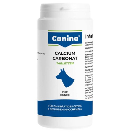 Suplement dla psa CANINA Węglan wapnia w tabletkach 350 g