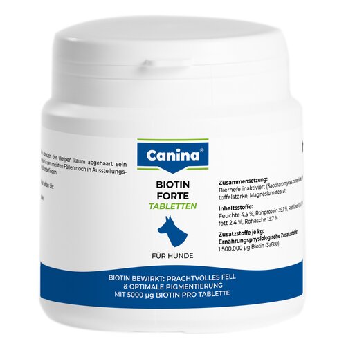Suplement dla psa CANINA Biotyna Forte 100 g
