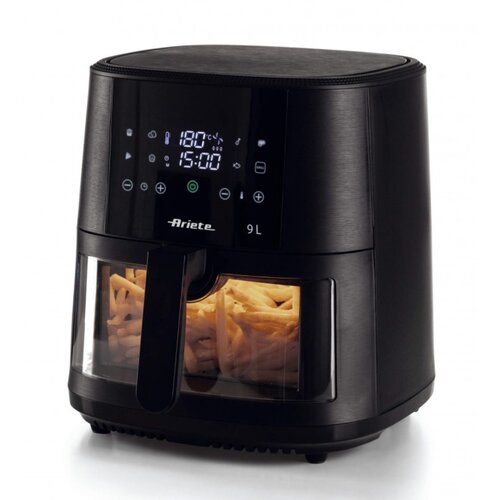 Air Fryer Frytkownica beztłuszczowa ARIETE 4630/00 Czarny, 9l, z okienkiem do obserwacji postępów gotowania