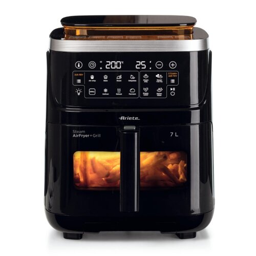 Air Fryer Frytkownica beztłuszczowa ARIETE 4636/00, 7l, z okienkiem do obserwacji postępów gotowania