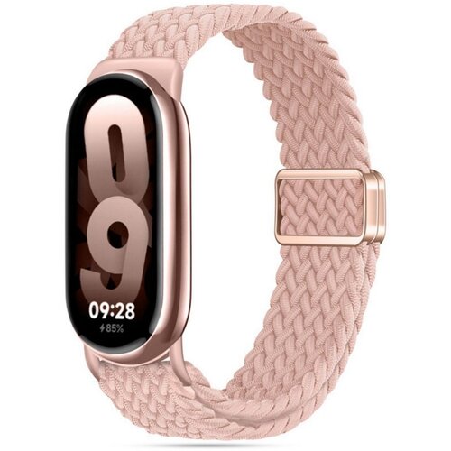 Pasek TECH-PROTECT NylonMag do Xiaomi Smart Band 8/8 NFC/9/9 NFC Jasnoróżowy