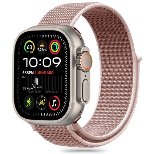 Pasek TECH-PROTECT Nylon do Apple Watch 6/7/8/9/10/SE (40/41/42mm) Ciemnoróżowy