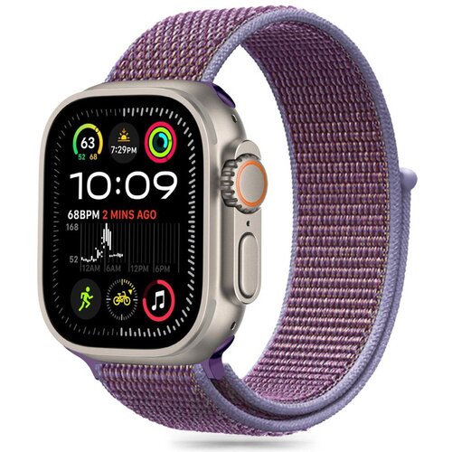 Pasek TECH-PROTECT Nylon do Apple Watch 6/7/8/9/10/SE/Ultra 1/2 (44/45/46/49mm) Fioletowy