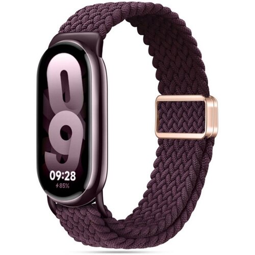 Pasek TECH-PROTECT NylonMag do Xiaomi Smart Band 8/8 NFC/9/9 NFC Bordowy