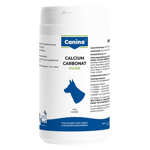 Suplement dla psa CANINA Węglan wapnia 1000 g