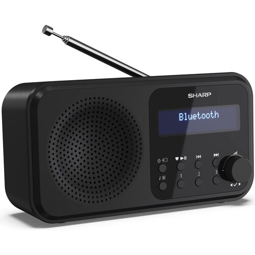 Radio SHARP DR-P421 Cyfrowe Przenośne Czarny