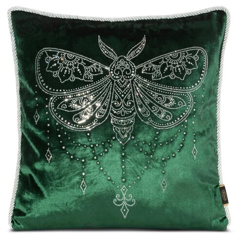 Poszewka EUROFIRANY Royal 8 45 x 45 cm Ciemnozielony