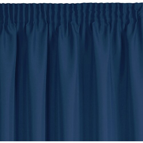 Zasłona EUROFIRANY Rita 140 x 270 cm Ciemnoniebieski