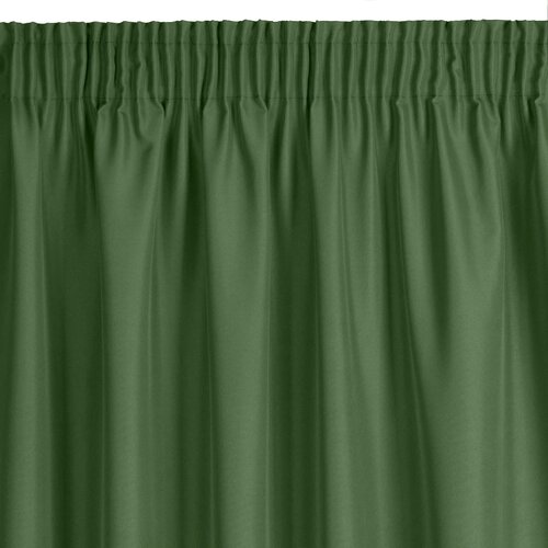 Zasłona EUROFIRANY Rita 140 x 175 cm Ciemnozielony
