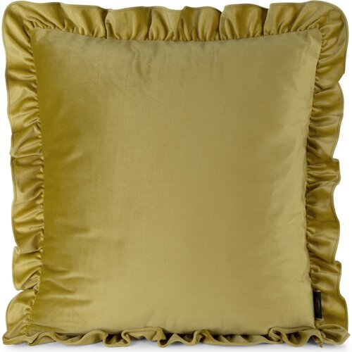 Poszewka EUROFIRANY Brenda 45 x 45 cm Musztardowy