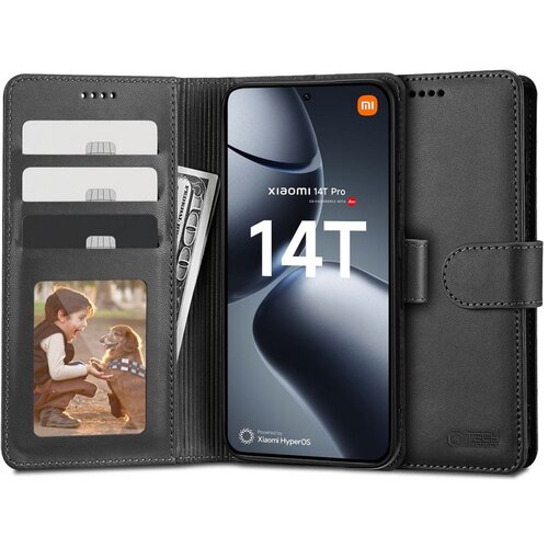 Etui TECH-PROTECT Wallet do Xiaomi 14T Pro Czarny