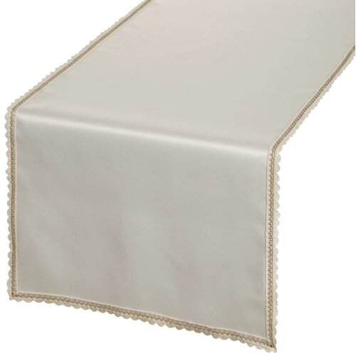Bieżnik EUROFIRANY Lace 40 x 180 cm Kremowy