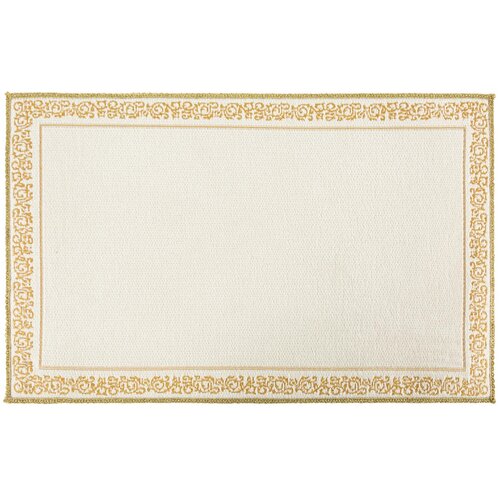 Podkładka na stół EUROFIRANY Majorka 32 x 52 cm Biało-złoty