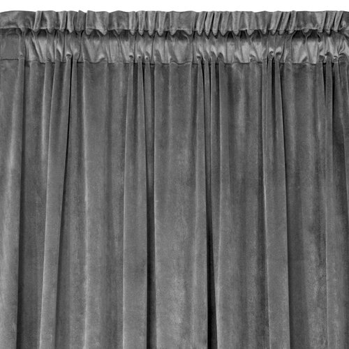 Zasłona EUROFIRANY Melanie 140 x 270 cm Stalowy