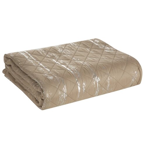 Narzuta EUROFIRANY D91 Blink 1 170 x 210 cm Beżowo-srebrny