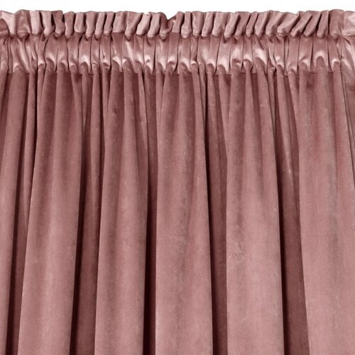 Zasłona EUROFIRANY Design 91 Rosa 140 x 270 cm Ciemnoróżowy