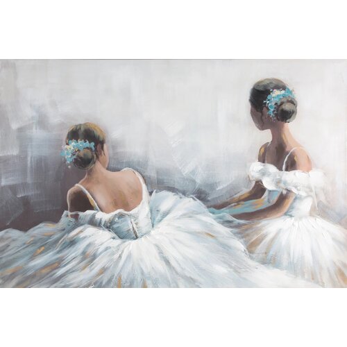 Obraz EUROFIRANY 649 120 x 80 cm Błękitny
